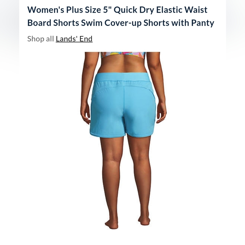 Lands End Swim Shorts, NWT, Size 24